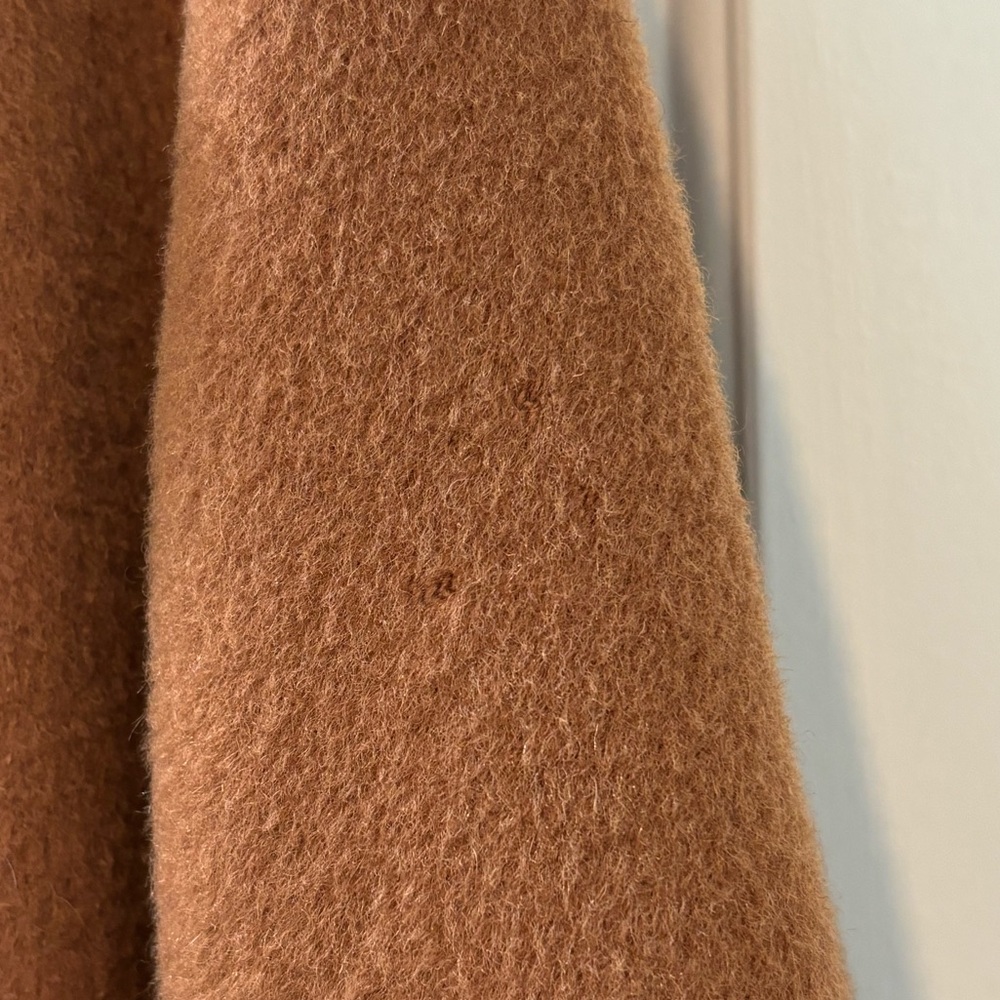 Talbots Size 8 Wool Trench Coat Vintage 80s 90s Style Cottagecore Old Money - Picture 11 of 15
